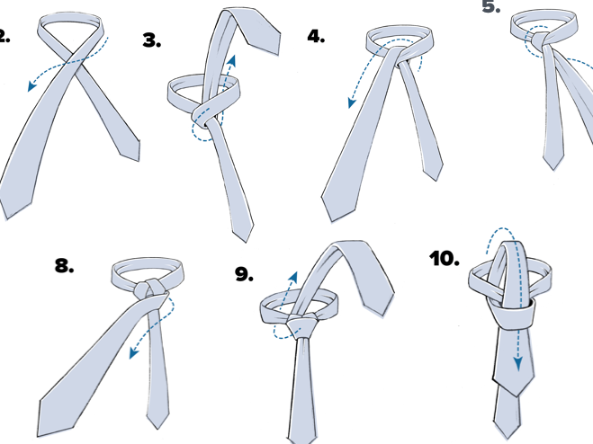 How to tie a tie by Bill Lundgren on Dribbble
