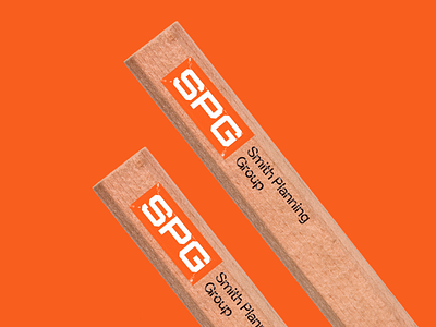 SPG Carpenter's Pencils architecture block branding logo logotype mock up pencil