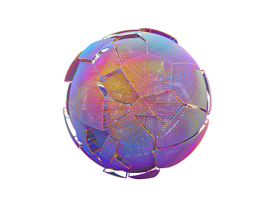 Sphere 3d abstract ai art artificial intelligence big data blender colorful concept data design geometric illustration orb render shape sphere white wireframe