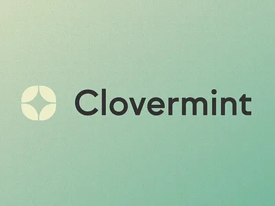 Clovermint Logo branding charity clovermint crowdfunding design graphic design logo logo concept quetratech