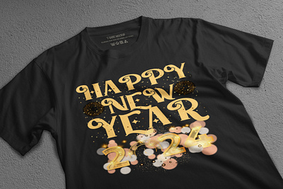 HAPPY NEW YEAR 2024 3d animation branding custom custom design design graphic design happy new year illustration logo motion graphics new year new year 2024 t shirt typography ui