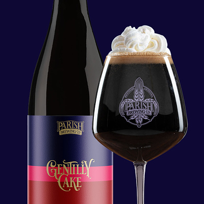 Parish Brewing "Gentilly Cake" beerdesign branding craft beer craft beer design design graphic design packaging