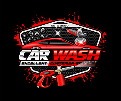 Car Detailing Logo, Auto Detailing Logo And Car Wash Logo auto detailing logo automotive automotive logo car car detailing logo car wash logo detail detailing logo wash