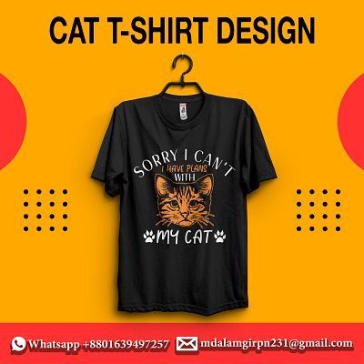 Cat T-shirt Design cat shirt cat t shirt cats t shirt cool cat t shirt design custom cat t shirt design