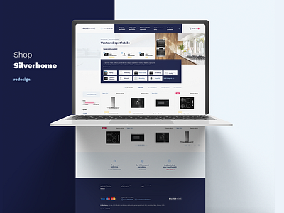 Silverhome redesign ecommerce graphic design ui web webdesign