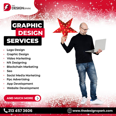 Graphic Design Services apparel branding design digital services energy graphic design illustration logo logo design merch seo smm ui vector website development