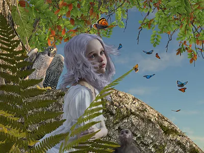 Innocent Lost in Nature enchanting