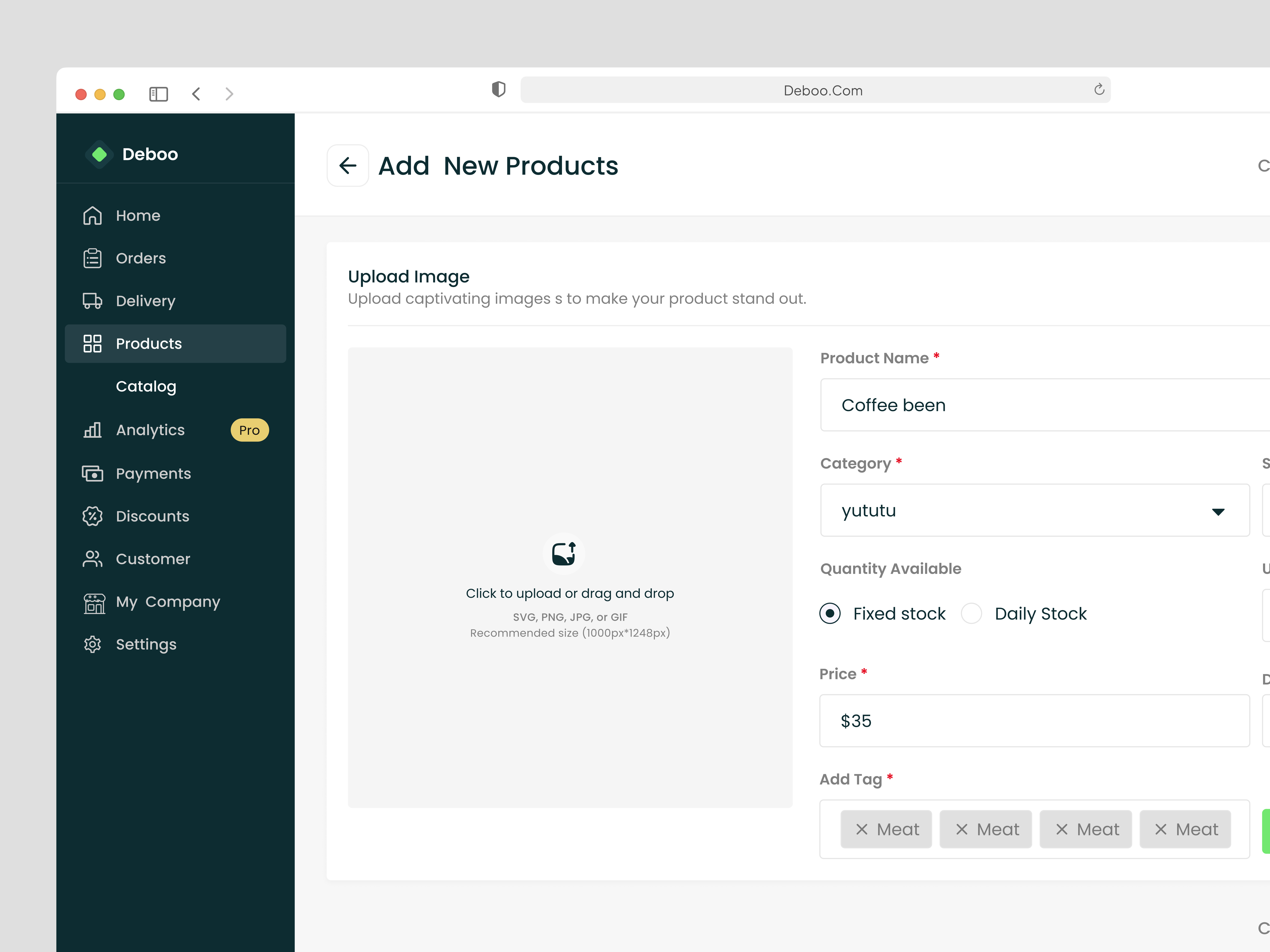 Example of Product Design For B2 B Saa S, Ai,Crm, Mvp