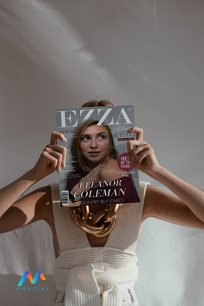 EZZA Magazine Cover branding graphic design