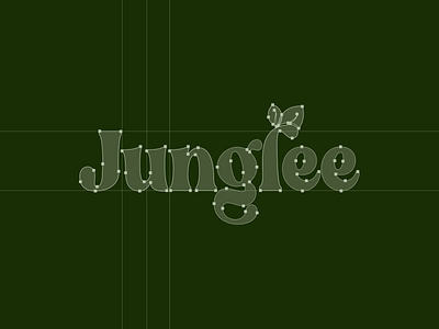 Junglee - Wordmark Logo Grid brand identity branding design graphic design grid hindi identity designer illustration leaf leaves logo logo designer vector wordmark