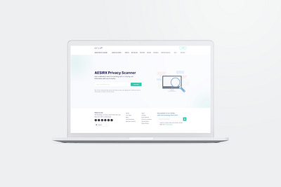 Privacy Scanner - AesirX ui ux web