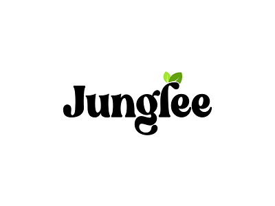 Junglee (Wild) Hindi English Leafy Logo brand identity branding design graphic design hindi identity design illustration leaf leafy leaves lettermark logo typography vector wordmark