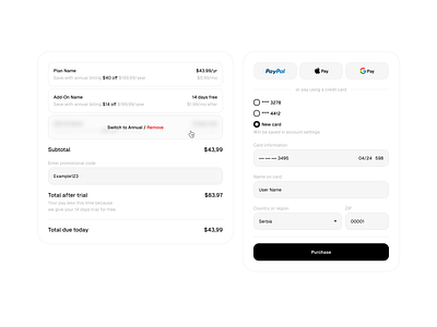 Shopping Cart UI Elements cart online shopping shopping shopping cart ui ux