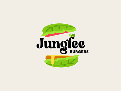 Junglee - Keto Burgers Chain | Logo & Brand Identity Design animation brand identity branding burgers design graphic design hindi identity design illustration keto leaf leafy logo motion graphics typography vector wordmark