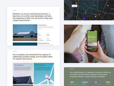 RenewaVolt Green Tech design graphic design ui uidesign ux we web design website