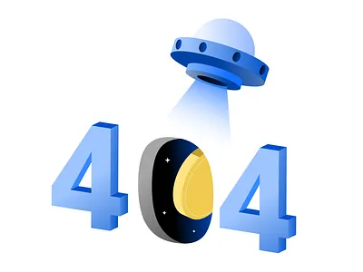 404 Page Illustration 2d 2d illustration 404 404 not found adobe crypto illustration illustrator page web website