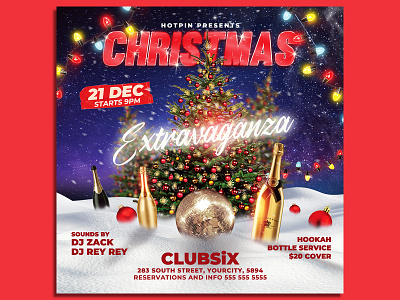 Christmas Flyer Template photoshop xmas