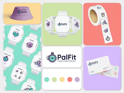 PalFit - Logo & Branding app design branding design diseño de marca dribbble flatdesign graphic design illustration logo logofolio marca portafolio ui vector