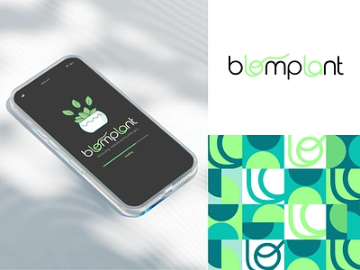 Blomplant: Diseño de identidad corporativa, branding & UI/UX app design branding design dribbble flatdesign flower graphic design illustration logo logotipo marca modern nature portafolio ui vector