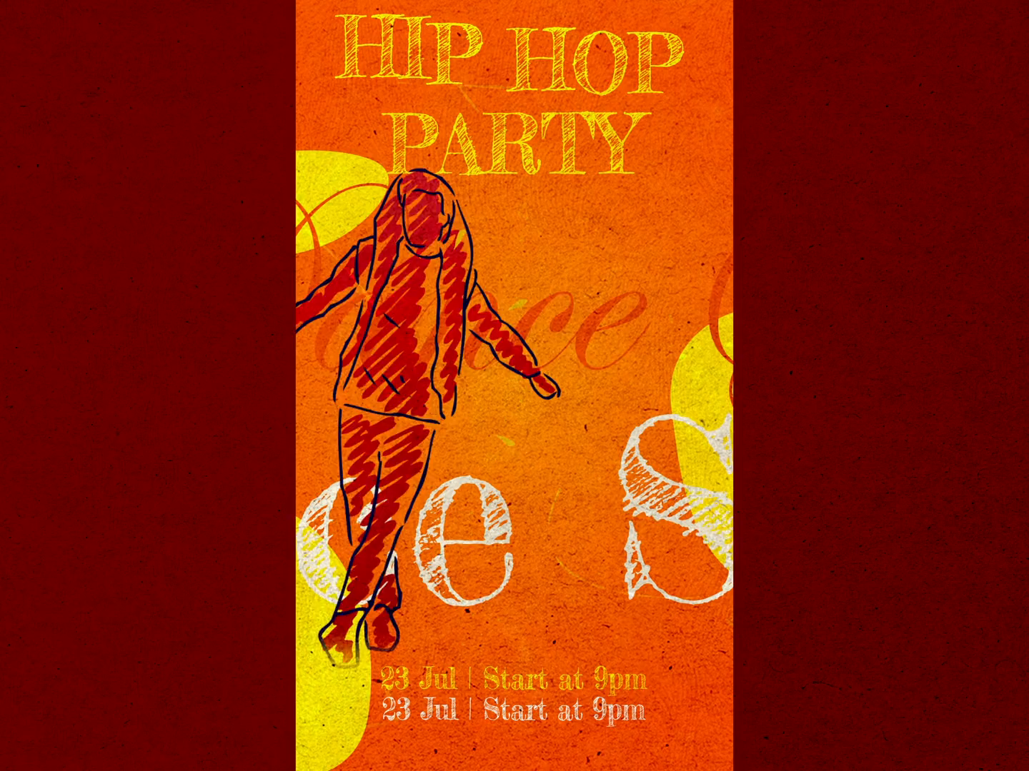 HIP HOP FLYER by María Inés Quevedo Stuva / Mary I.Q.S on Dribbble