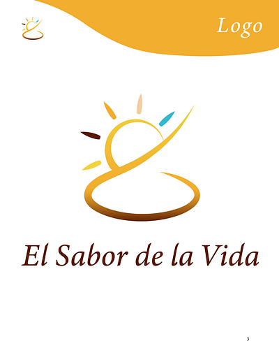 El Sabor de la Vida, logo animado after effects animation brand branding company design food graphic graphic design illustration logo modern motion graphics restaurant ui vector