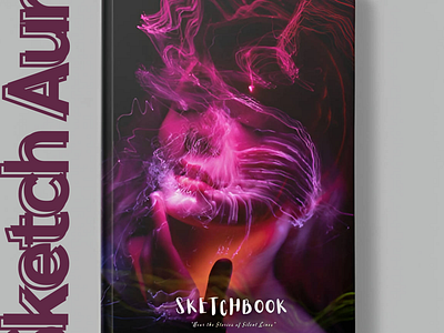 Sketch Aura Black Paper Sketchbook black paper books design graphic design illustrations sketchbook typography vector