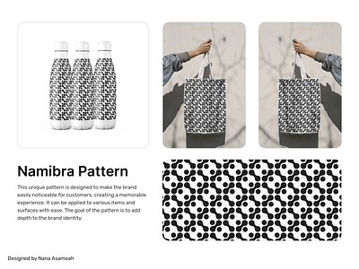 Namibra Logo and Brand Pattern brand identity branding design logo pattern