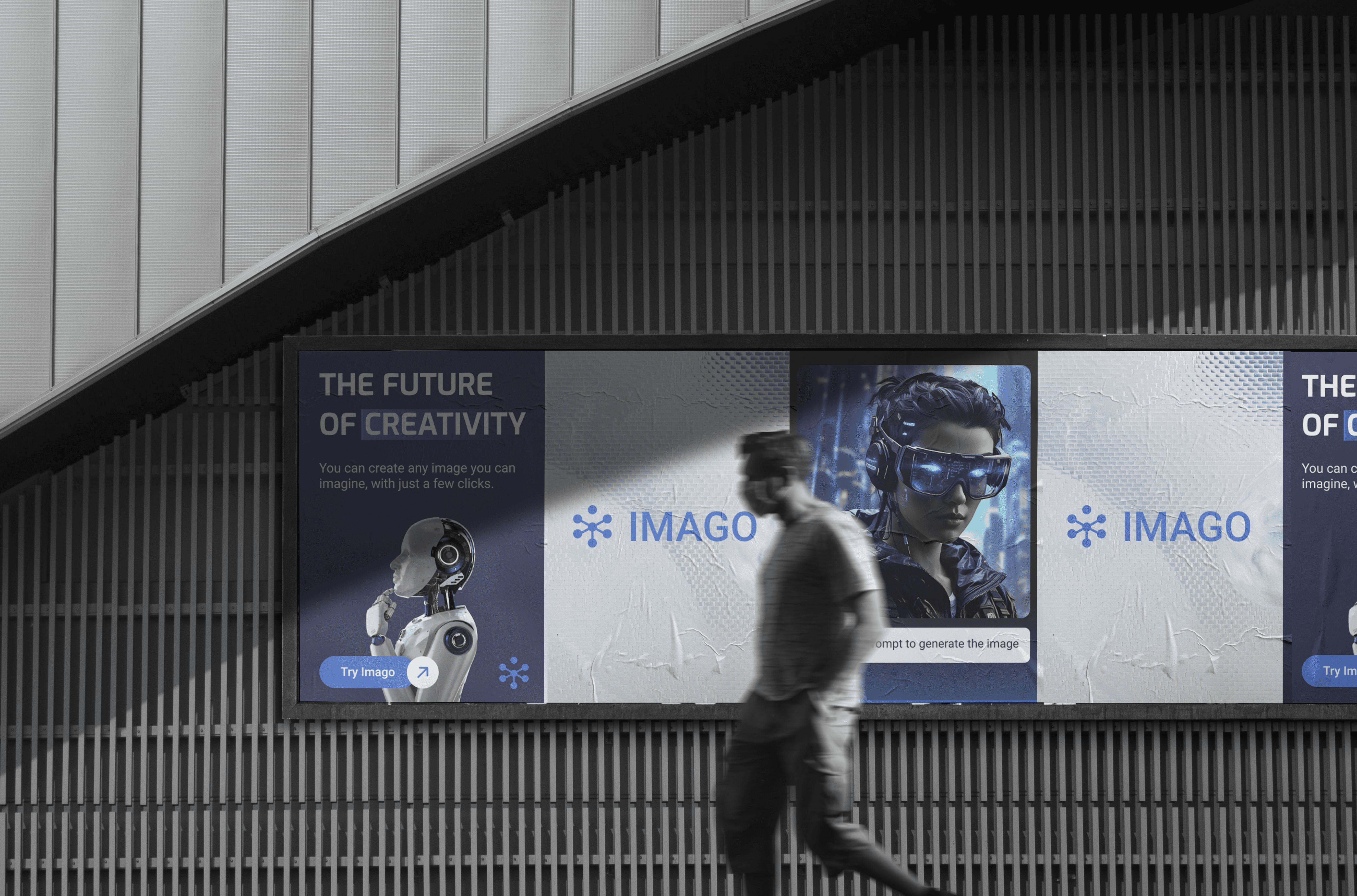 Imago AI Branding ai artificial intelligence blue brand guidelines brand identity branding branding design design graphic graphic design image generator logo logo concept logo design machine learning modern technologi ilustration vector visual design visual identity