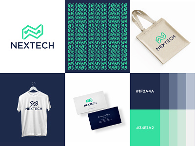 Nextech Logo Design, Brand Mark, Brand Identity, brand design brand identity brand mark branding business tech logo creative logo logo logo design logofolio minimal minimalist logo modern logo nextech logo symbol tech logo tech logo dribbble tech startup logo technology technology logo