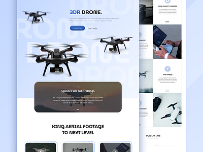 3DR Drone - Drone Co. Landing Page