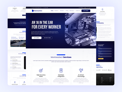 MontressTect - AI Landing Page