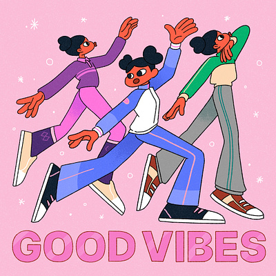 GOOD VIBES artwork brandingillust dance design graphic design illstrator illustdesign illustgraphic illustration music photoshop vibes