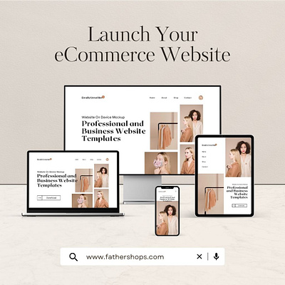 Ecommerce Website Builder - Create your Online store ecommerce website graphic design online store builder ui