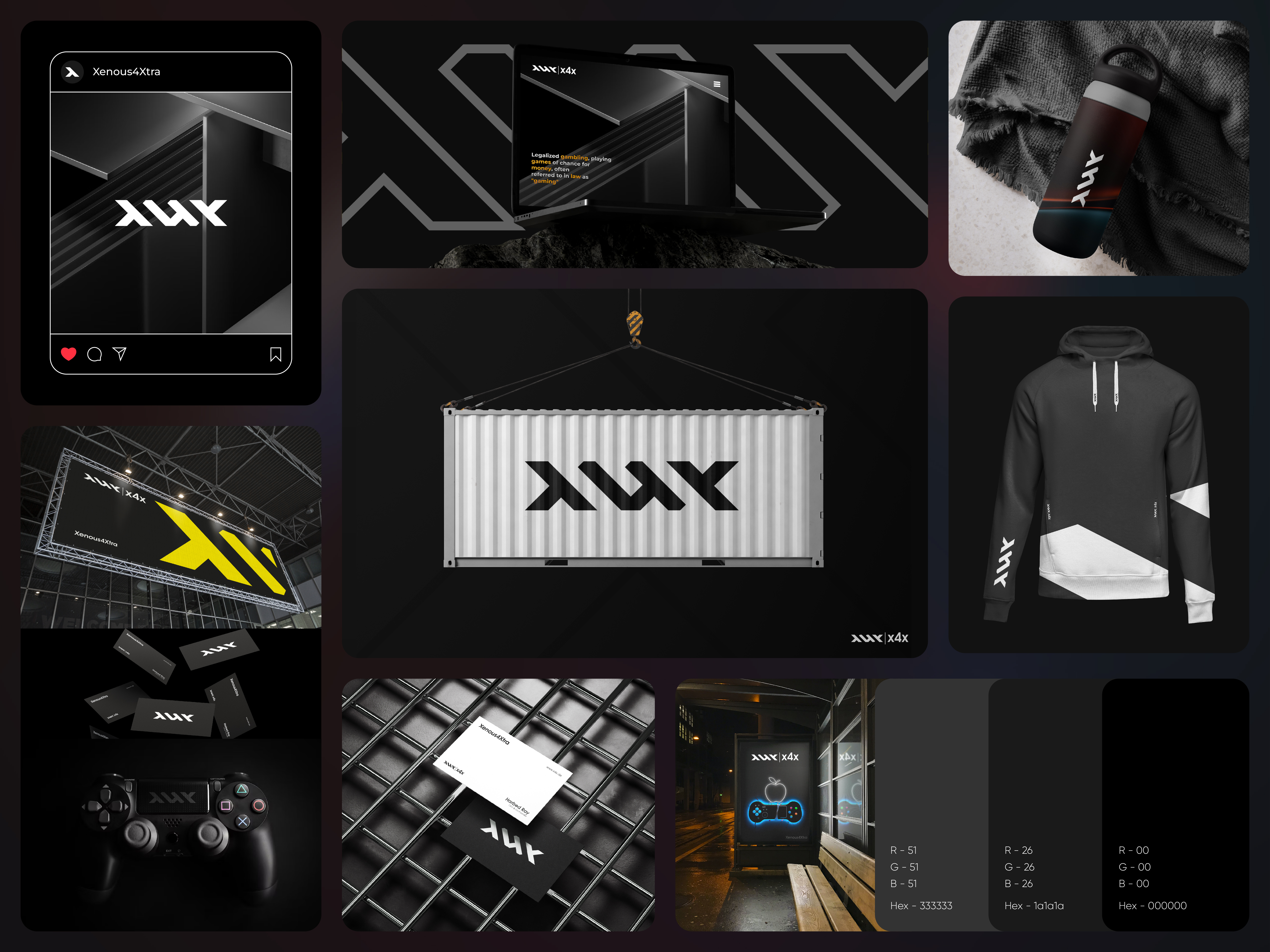 x4x - Gaming brand logo design branding. best logo black logo brand identity branding e game free gaming logo game development game logo gaming company logo logo logo design logo idea minimal modern logo playstation x letter logo x logo x4x