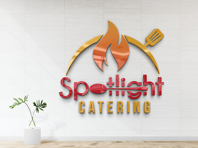 Spotlight -Logo Design app logo branding food logo gradiant logo design logo design minimal logo design resturant logo vector website logo