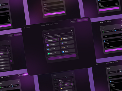 Noto - Token Bridge Web App app bridge crypto currency design graphic design token ui ux web app web3