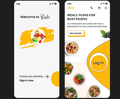 Food delivery app design app design calo app delivery design foo food delivery app design recreate ui