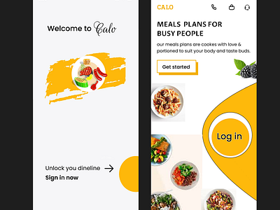 Food delivery app design app design calo app delivery design foo food delivery app design recreate ui