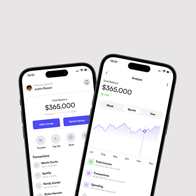 Finance Mobile App design figma ui uiux webdesign