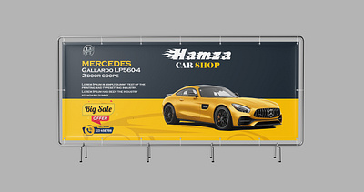 a car banner design