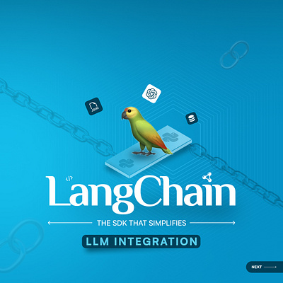 Langchain LLM Integration slide design branding ui