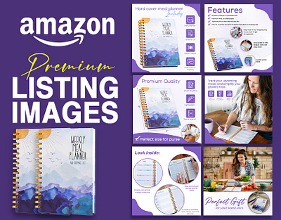 Premium Planner Book | Listing Images | Amazon a add design amazon amazon images design ebc graphic design infographics listing listing images