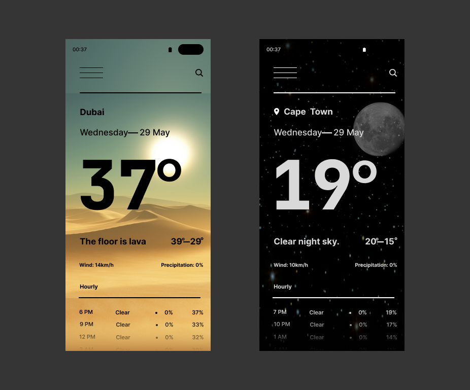 Weather App by Sri Om Sharan on Dribbble