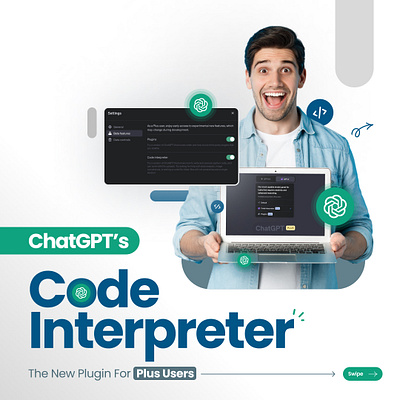 ChatGPT's Code Interpretuer slide design graphic design ui