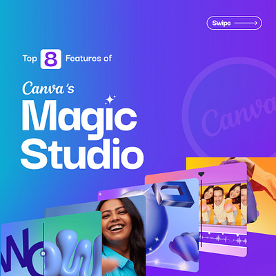 Canvas Magic Studio slide design graphic design ui