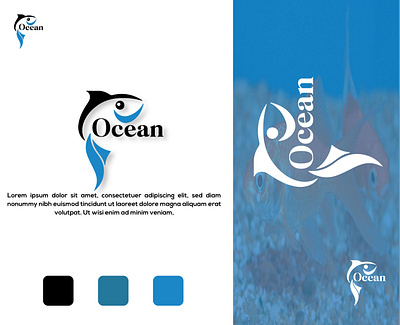 A unique fish logo design 3d animation branding design fish fish logo graphic design illustration logo logo design logos ui vector