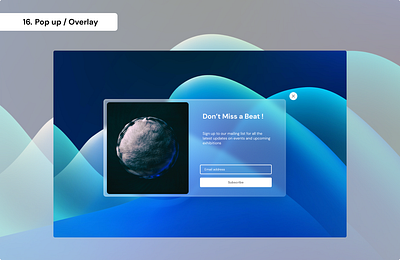 Daily UI Day 16 - Pop up / Overlay 100 days ui daily ui day 16 graphic design overlay pop up ui