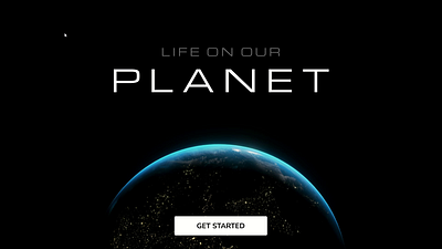 Our Planets 2023design 3d animation branding desktopscreen figmadesign planets prototyping ui