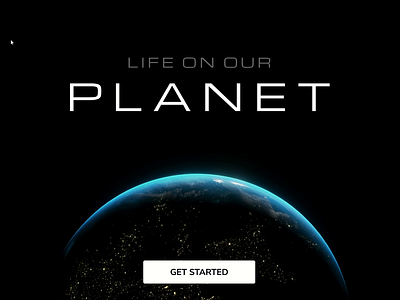 Our Planets 2023design 3d animation branding desktopscreen figmadesign planets prototyping ui