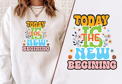 New Day, Fresh Start Motivate Tee 90s kid t shirt designs baby t shirt design branding clothing design cool t shirt design custom t shirt design family t shirt design ideas graphic design grovvy t shirt design kids cool t shirt designs motion graphics simple t shirt design t shirt design t shirts merchandise design trendy t shirt design tshirt design tshirtdesign typography typography t shirt vintage t shirt design